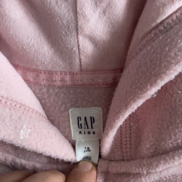 Gap kids fleece hoodie sz 10 L - Picture 3 of 5